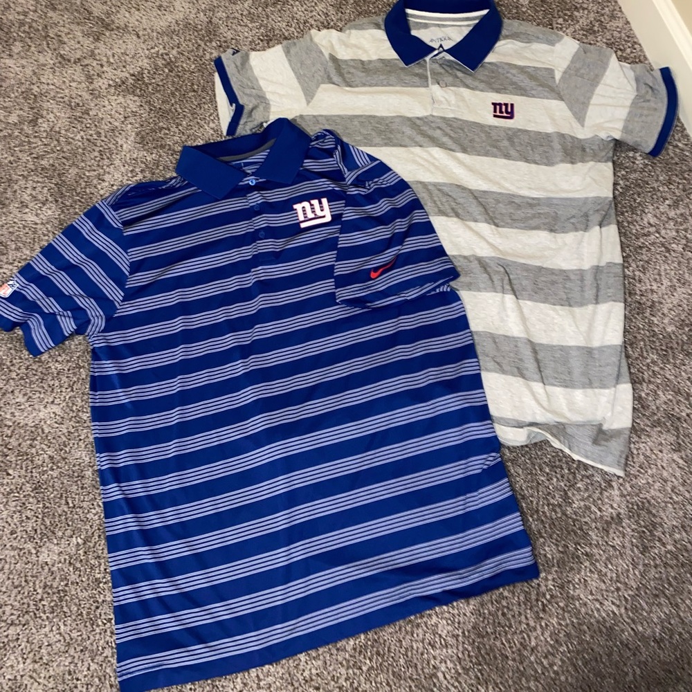 2 Giants Crew-neck button downs!